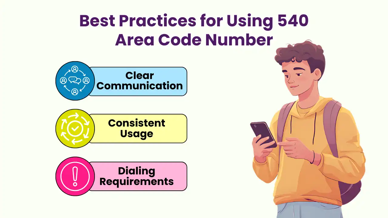 Best Practices for Using 540 Area Code Number