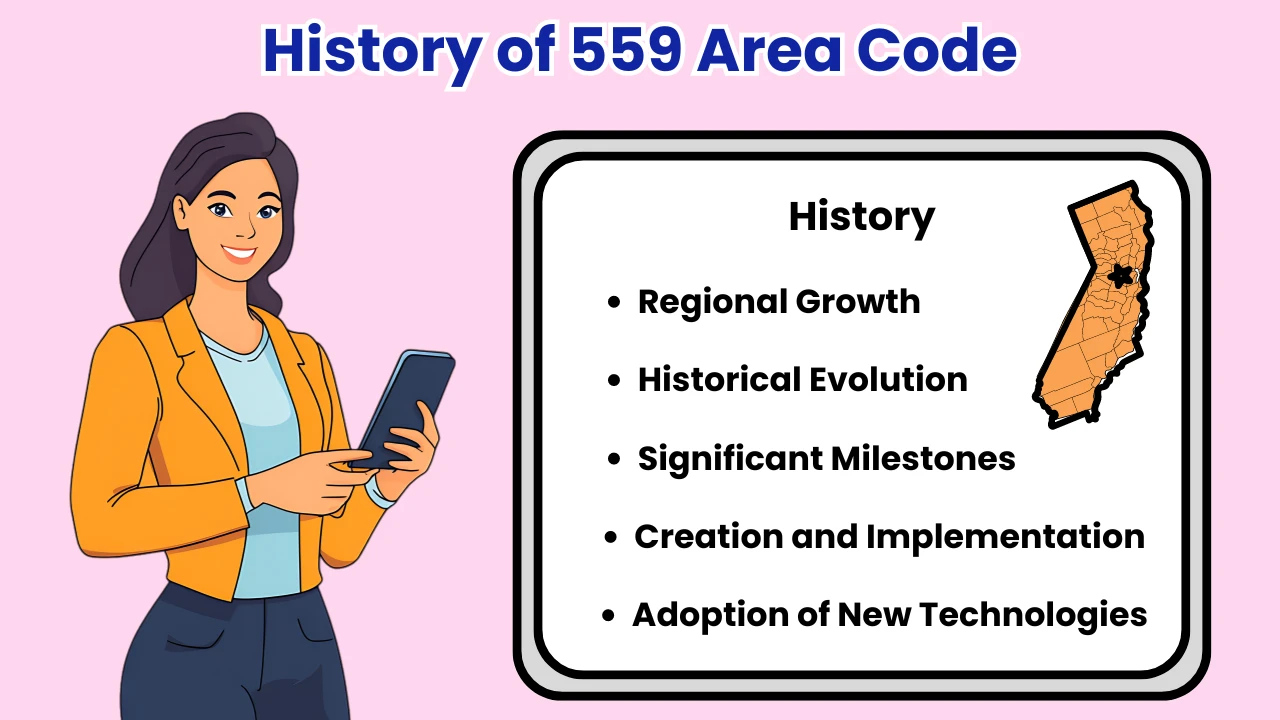 History of 559 Area Code