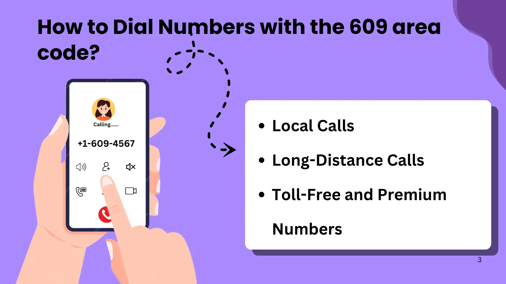 How to Dial Numbers with the 609 area code