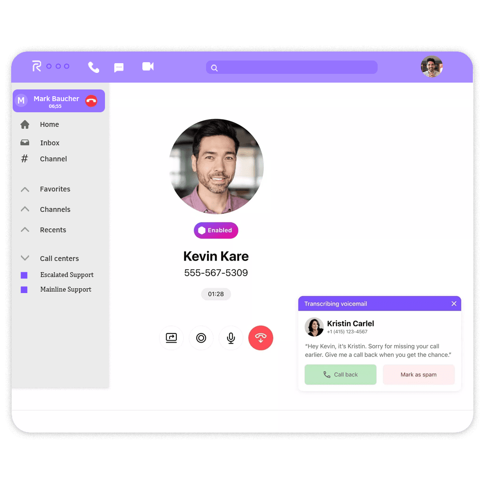 What is the parking of a call