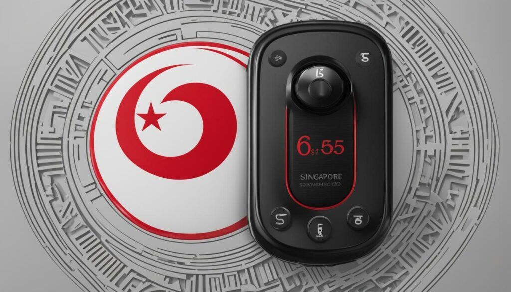 phone country code singapore