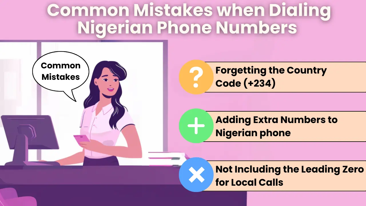 Common Mistakes when Dialing Nigerian Phone Numbers