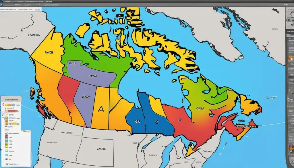 Canadian area code lookup