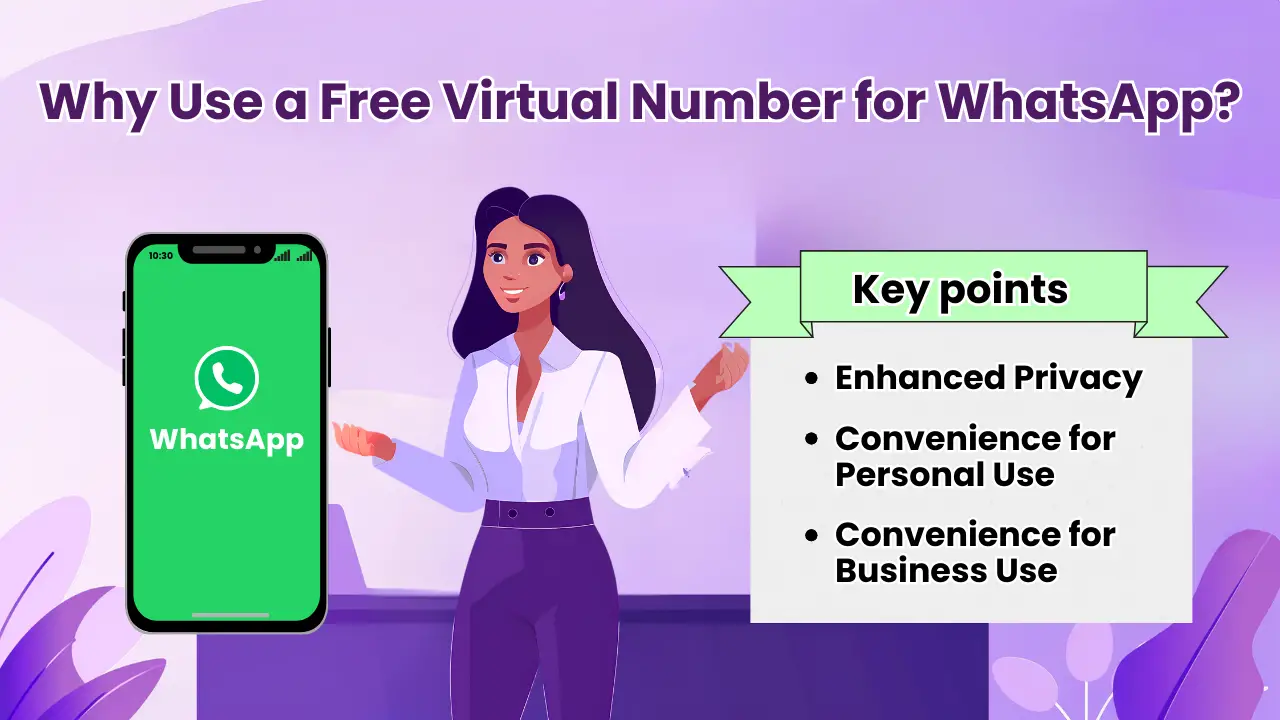 Why Use a Free Virtual Number for WhatsApp?