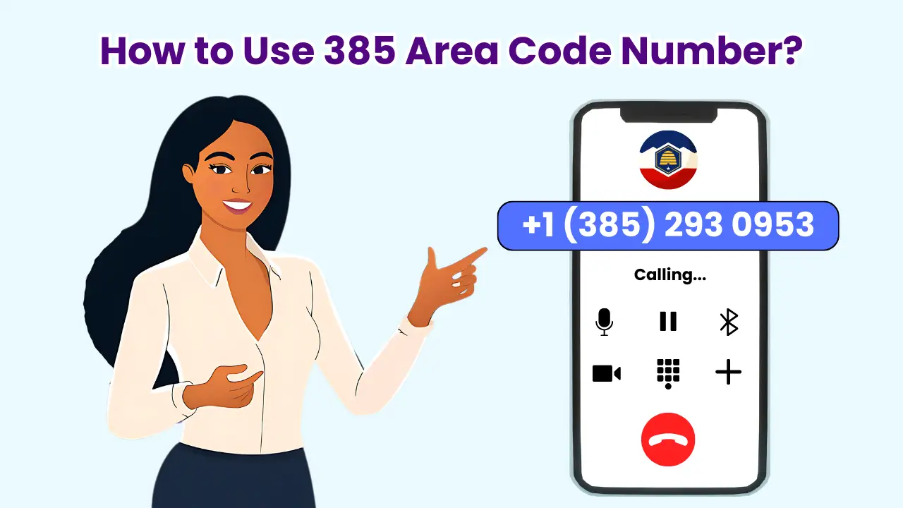 How to Use 385 Area Code Number?