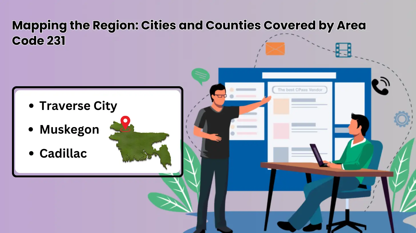 Mapping the Region_ Cities and Counties Covered by Area Code 231