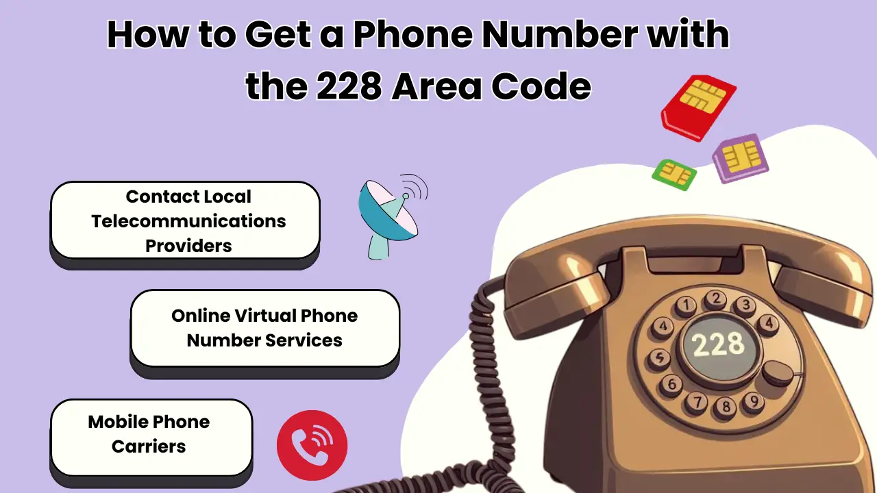 How to Get a Phone Number with the 228 Area Code 