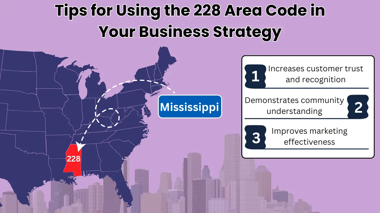 Tips for Using the 228 Area Code in Your Business Strategy