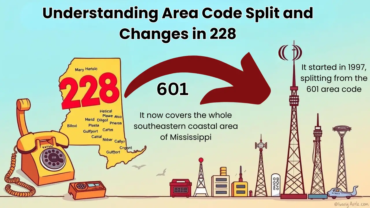 Understanding Area Code Split and Changes in 228