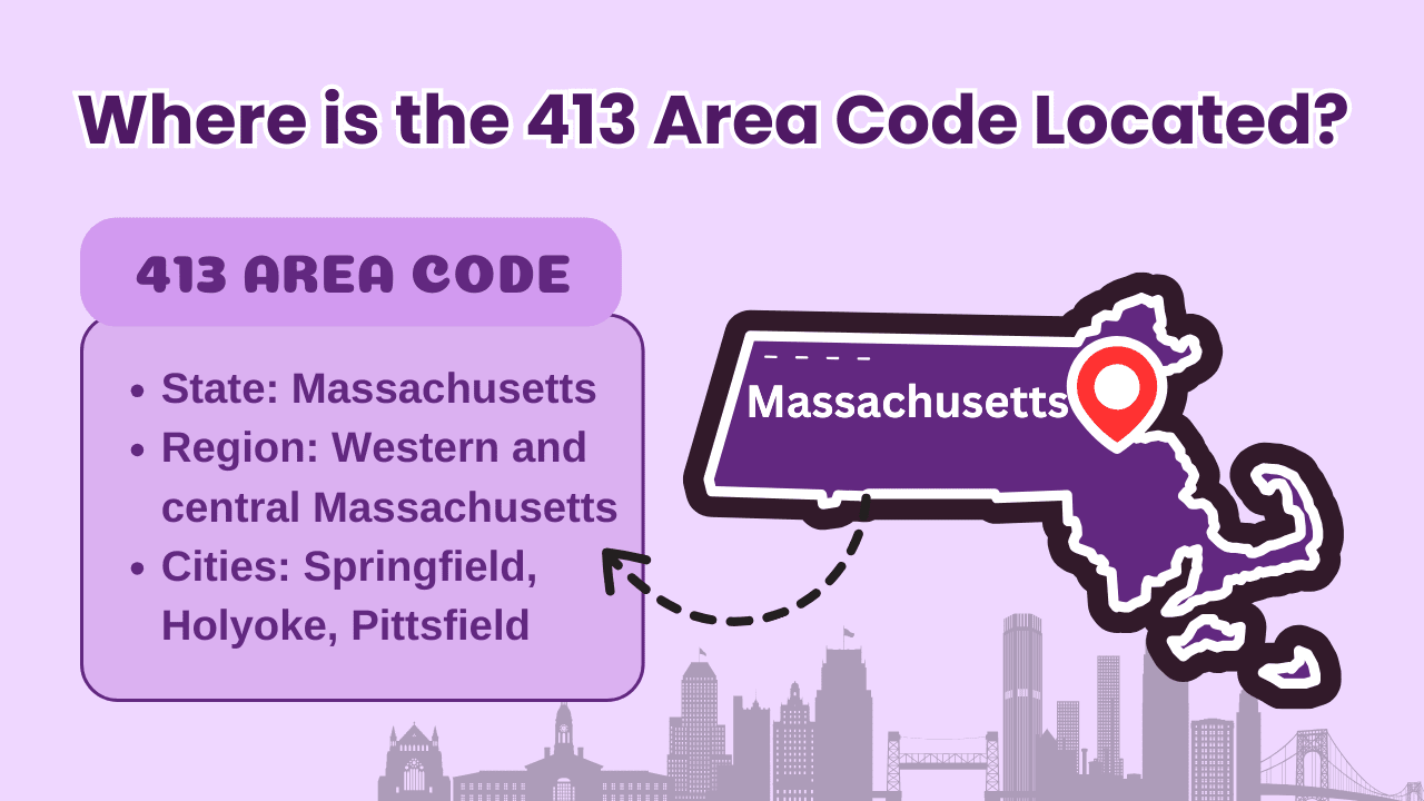Where is the 413 Area Code Located
