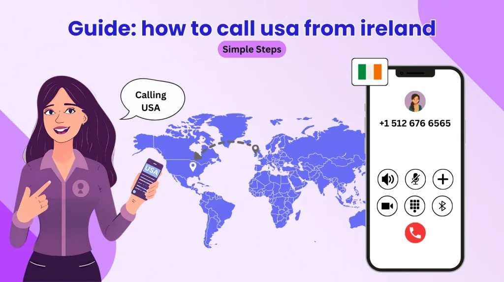how to cal usa from ireland