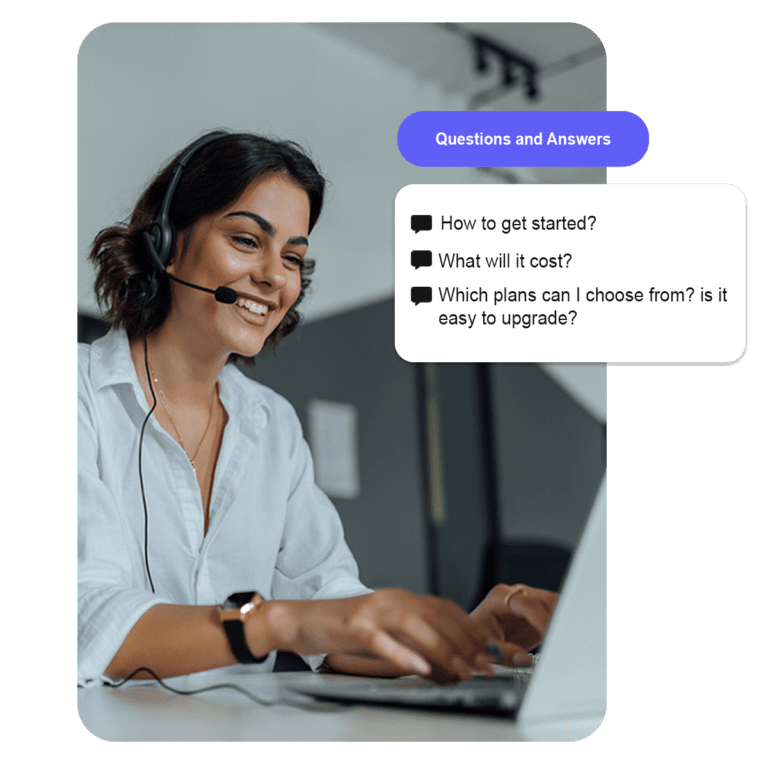 AI-powered customer support team
