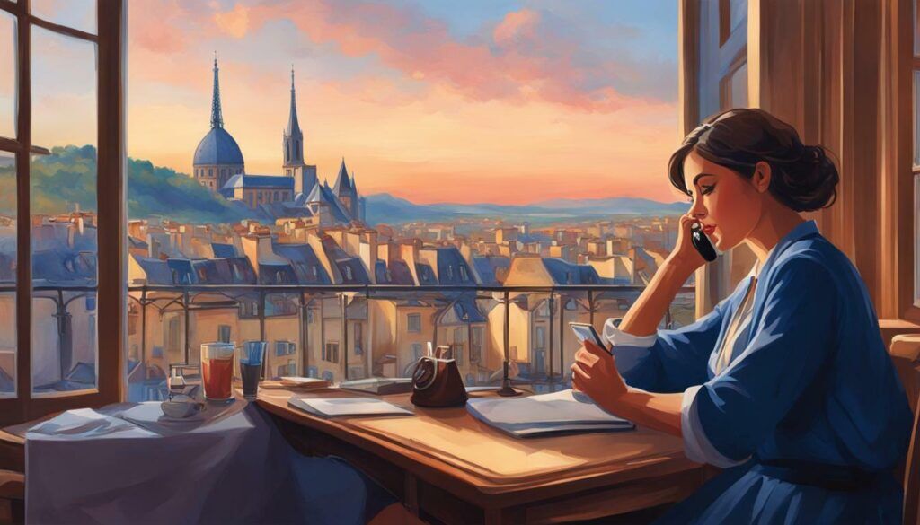 sample phone conversations in French