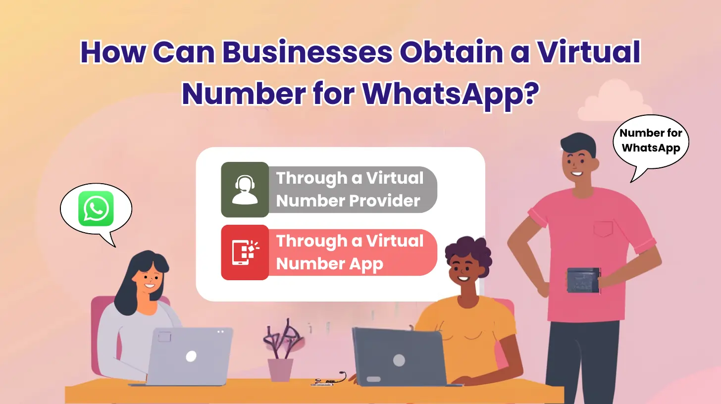 Comment les entreprises peuvent-elles obtenir un numéro virtuel pour WhatsApp ?