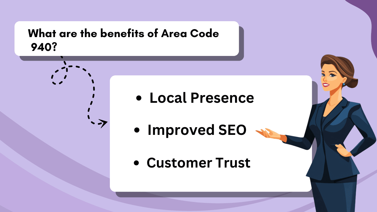 What are the benefits of Area Code 940