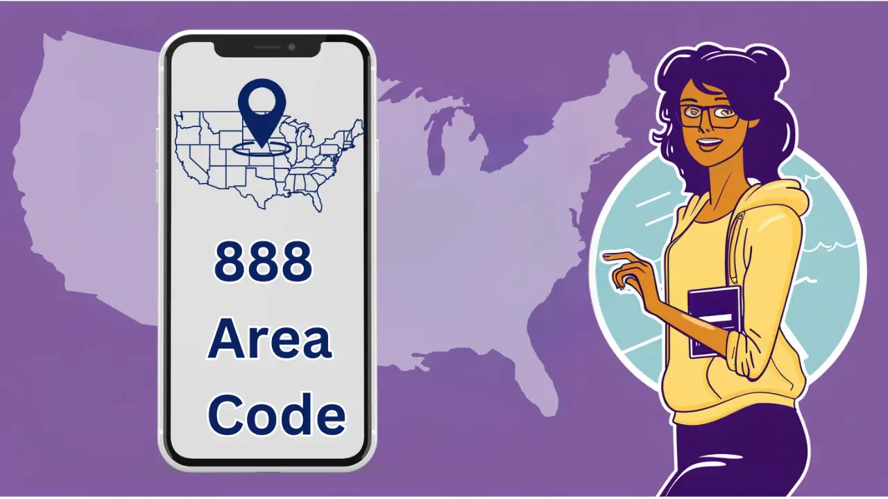 Location of the 888 Area Code 