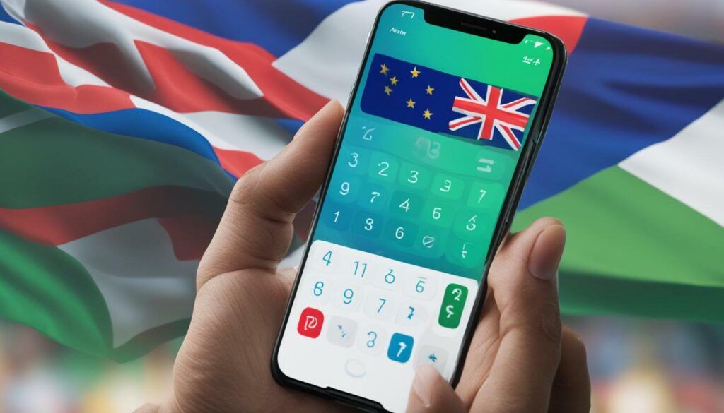 Dialing from a mobile phone