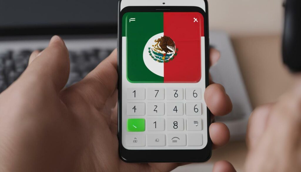 how to dial a 1800 from mexico