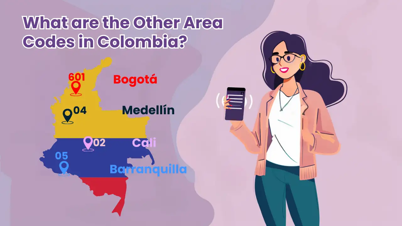 What are the Other Area Codes in Colombia?