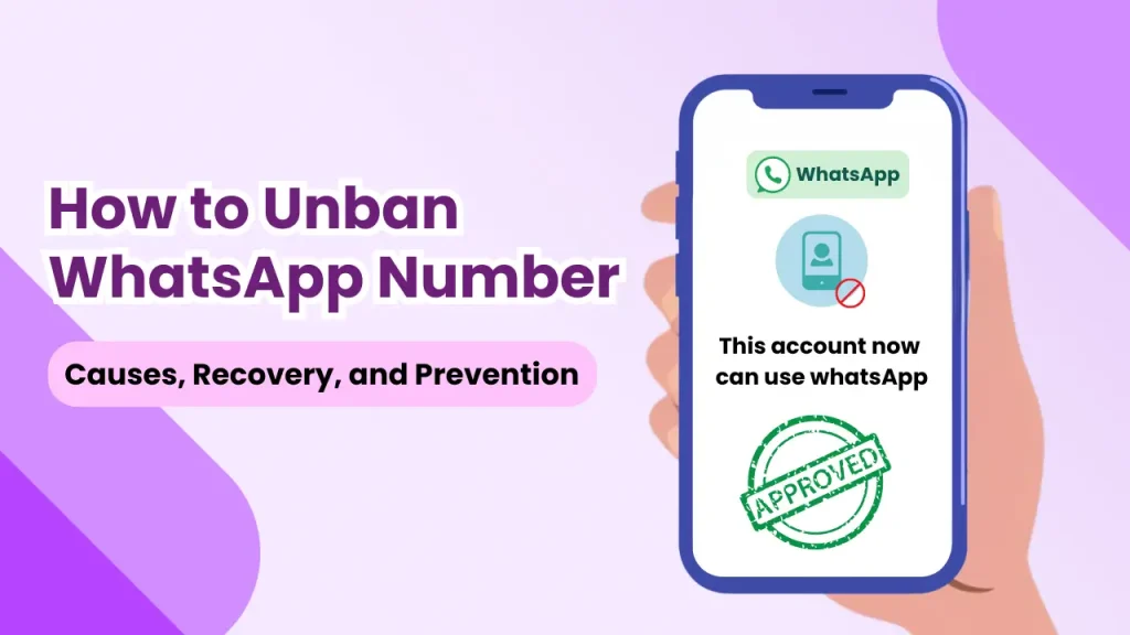 unban whatsApp number