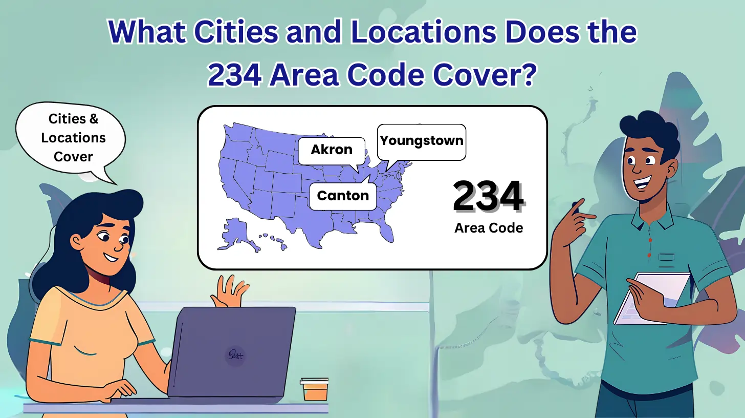 What Cities and Locations Does the 234 Area Code Cover?