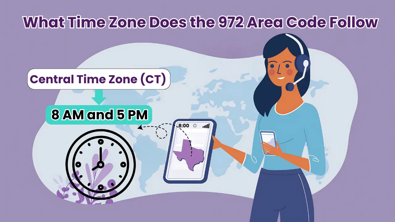 What Time Zone Does the 972 Area Code Follow?