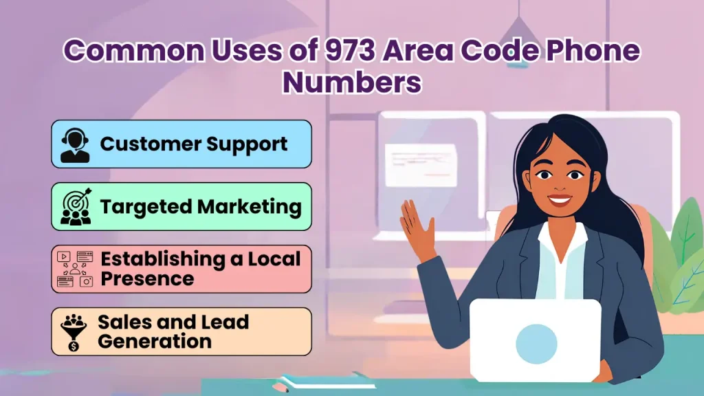 Common Uses of 973 Area Code Phone Numbers
