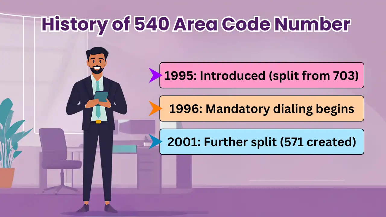 History of 540 Area Code Number