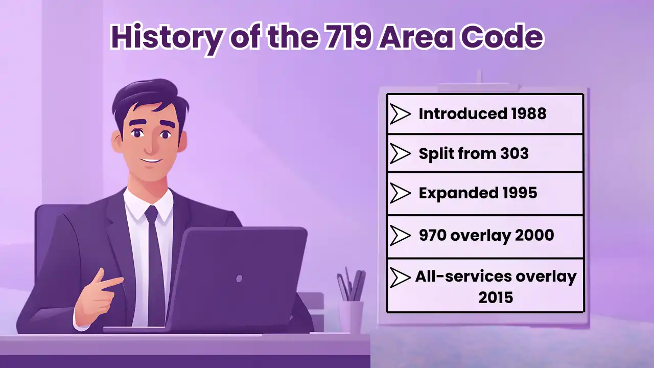 History of the 719 Area Code