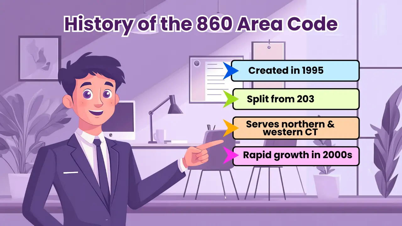 History of the 860 Area Code