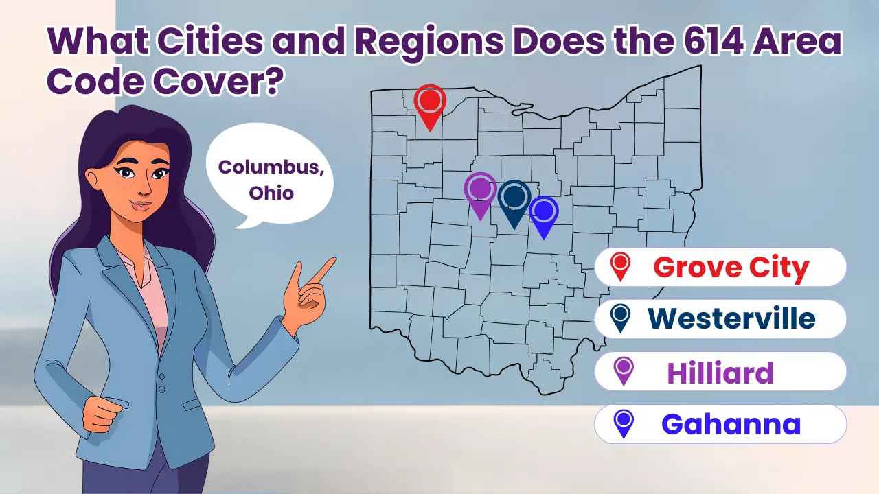 Cities and Regions Does the 614 Area Code Cover
