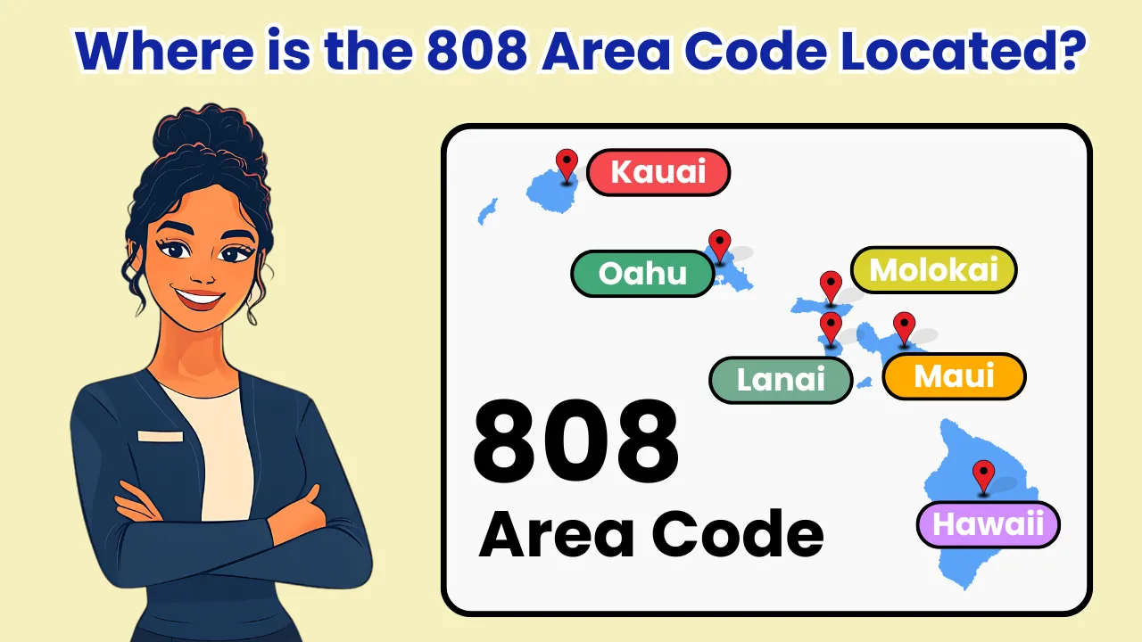 Where is the 808 Area Code Located