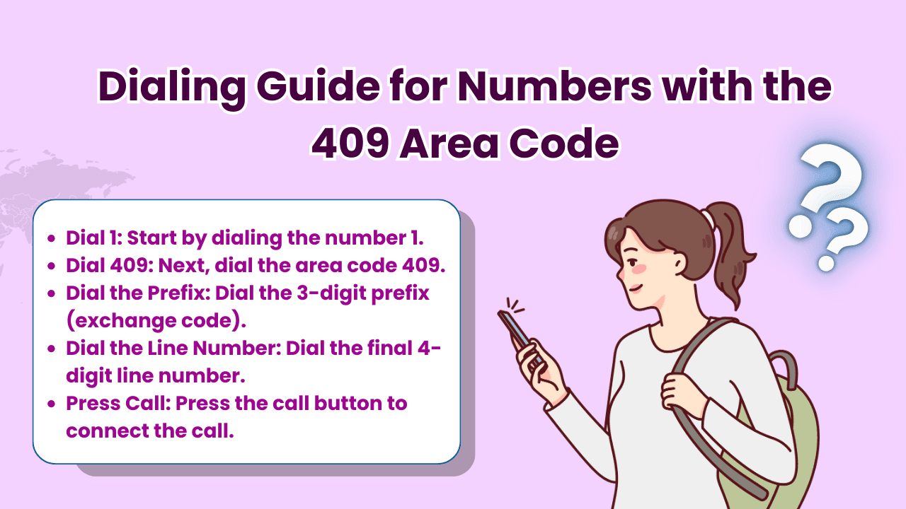 How to Dial Numbers with the 409 Area Code