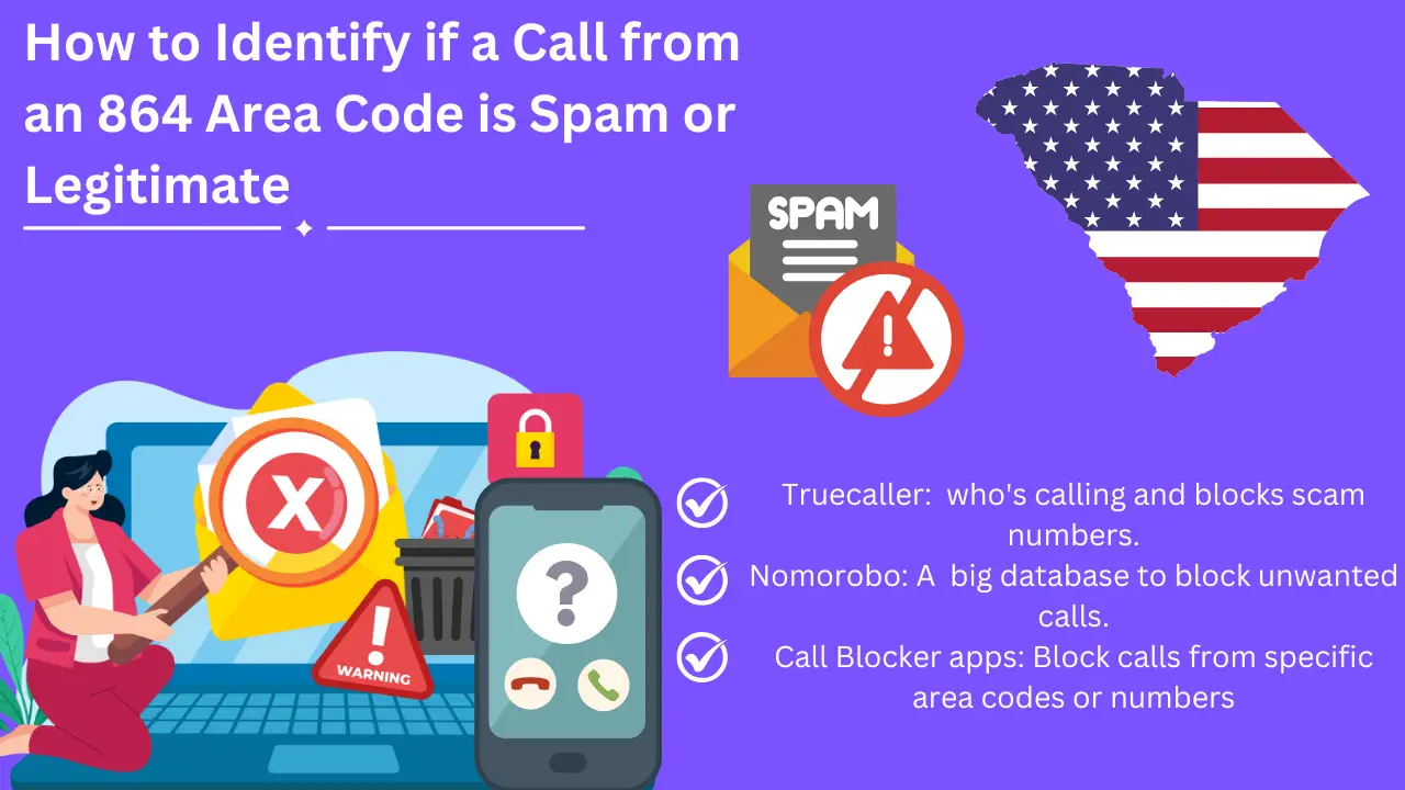 How to Identify if a Call from an 864 Area Code is Spam or Legitimate