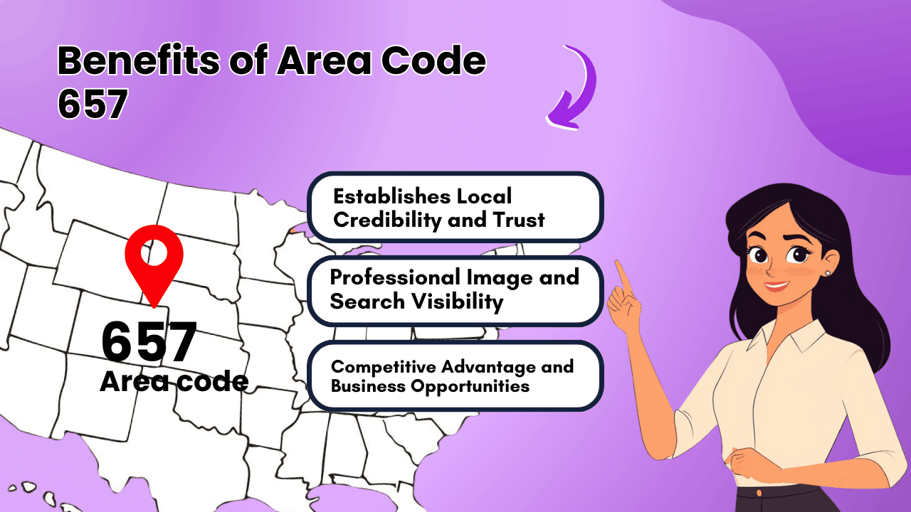 What are the benefits of Area Code 657