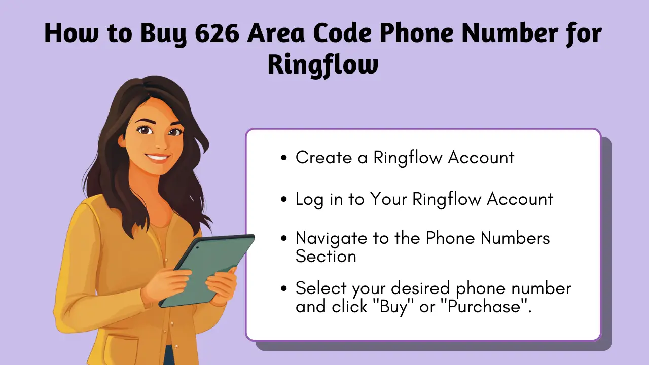 How to Buy 626 Area Code Phone Number for Ringflow